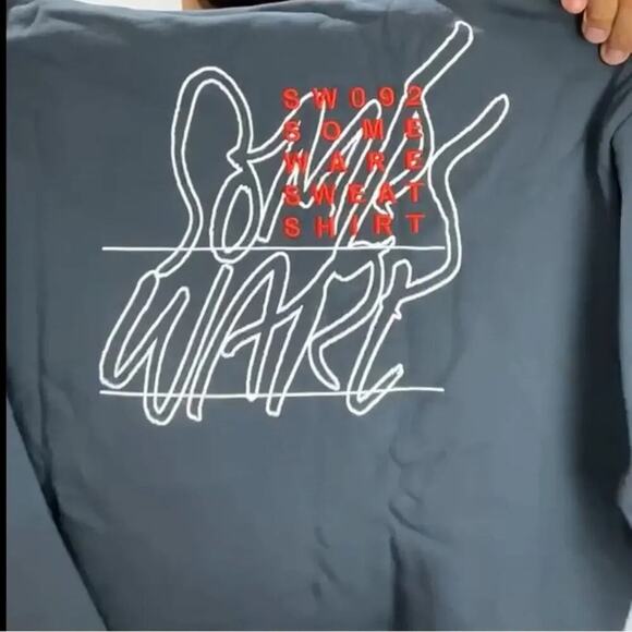 SomeWare Grey New Logo Hoodie, Size L, New with Tag MSRP $360 Rare Out of Print - Picture 3 of 10
